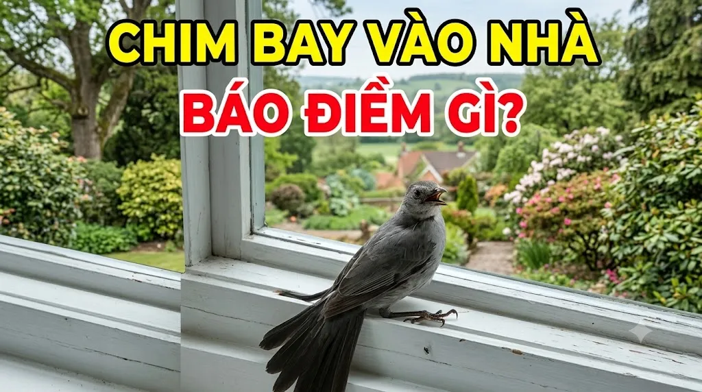 C&oacute; n&ecirc;n tin v&agrave;o điềm b&aacute;o khi chim bay v&agrave;o nh&agrave;?