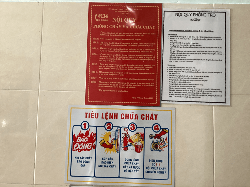 nội quy ph&ograve;ng trọ sinh vi&ecirc;n