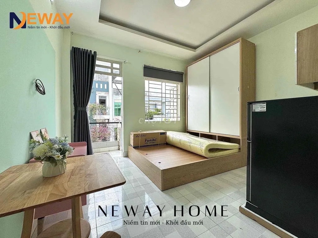 CHO THUÊ PHÒNG STUDIO BAN CÔNG ĐẦY ĐỦ NỘI THẤT GẦN AEON TÂN PHÚ
