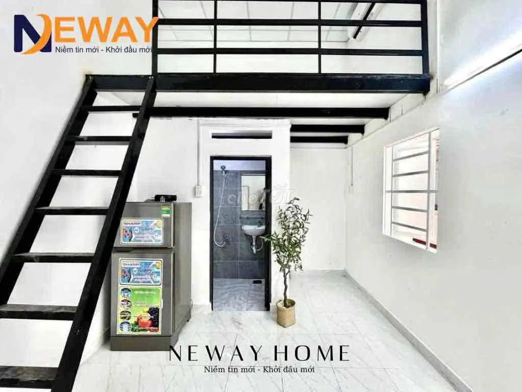 CHO THUÊ PHÒNG GÁC GIÁ RẺ CỬA SỔ TRỜI GẦN BÌNH LONG VƯỜN LÀI HOÀ BÌNH