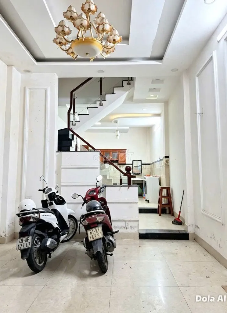 Cho thuê nhà 80m2 1 trệt 3L 4pn đường oto Hiệp Bình Chánh Thủ Đức 14tr