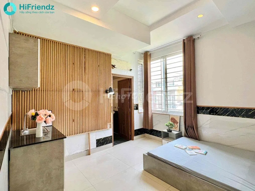 Chung cư mini full nội thất cửa sổ lớn thang máy vòng xoay Trung Sơn