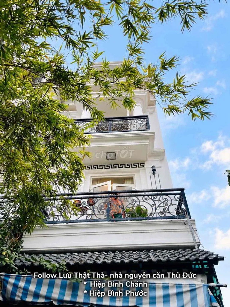 SIÊU HIẾM nguyên căn 4PN 5WC hẻm xe hơi gần chợ Hiệp Bình