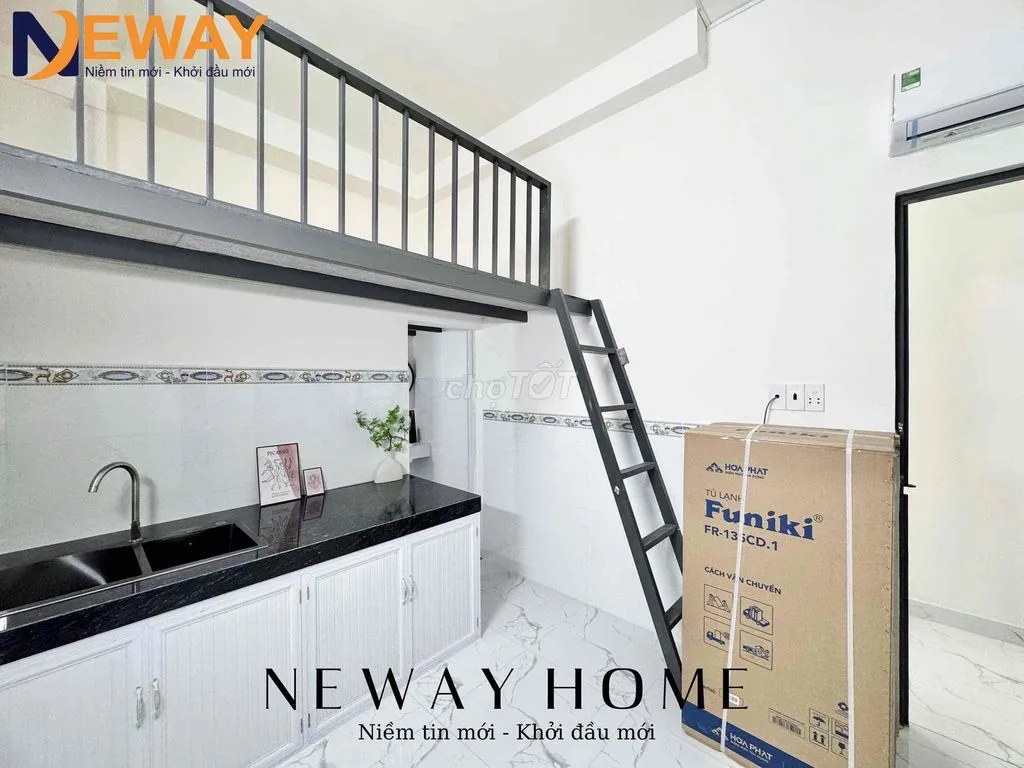 NHÀ SẠCH THOÁNG - GÁC CAO - SẴN MÁY LẠNH - MÃ LÒ CÁCH AEON 5P
