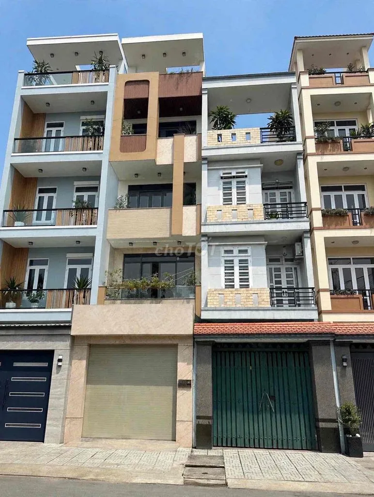 Cho thuê Nhà 4 Tầng Đầy đủ Nội thất Mặt Tiền Gần Trần thị cờ.Thới An.
