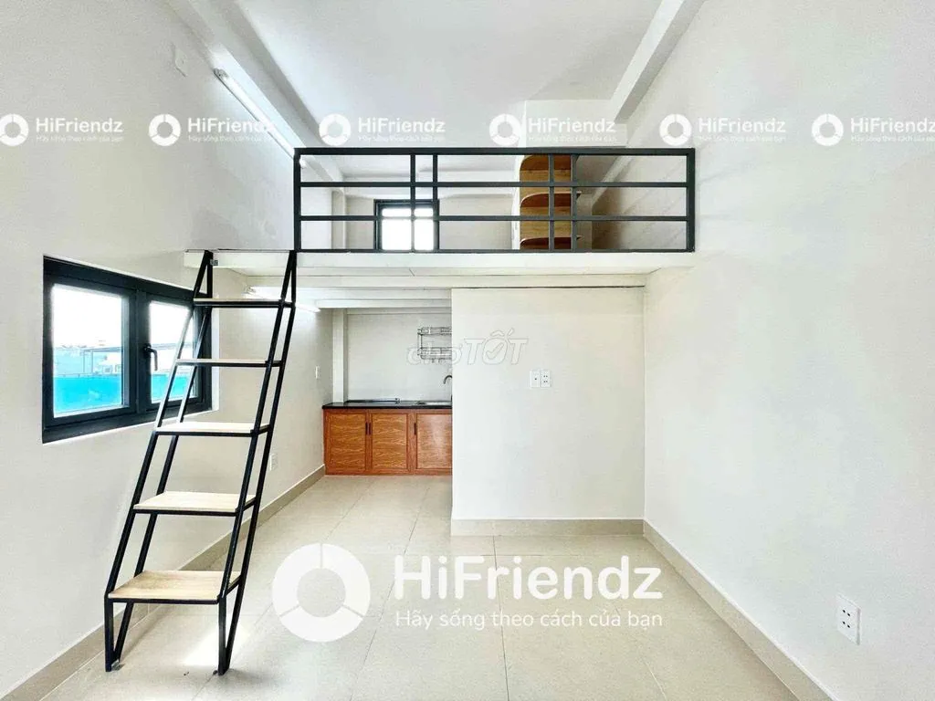 Cho Thuê Duplex Cửa Sổ Thoáng - Đầy Đủ Nội Thất Gần Vòng Xoay Phú Lâm