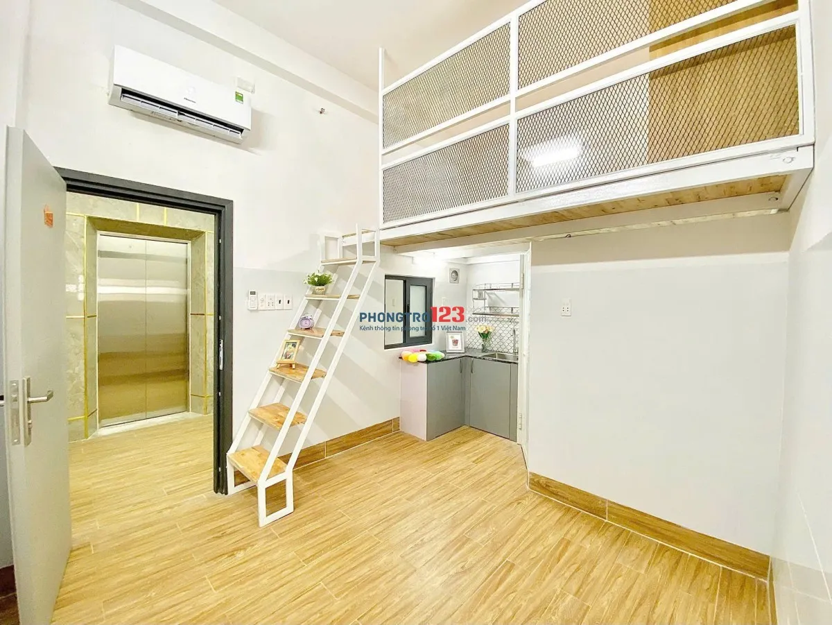 Duplex gác cao 3,8tr ngay Ngã Tư Bốn Xã - Phan Anh gác cao sẵn máy lạnh
