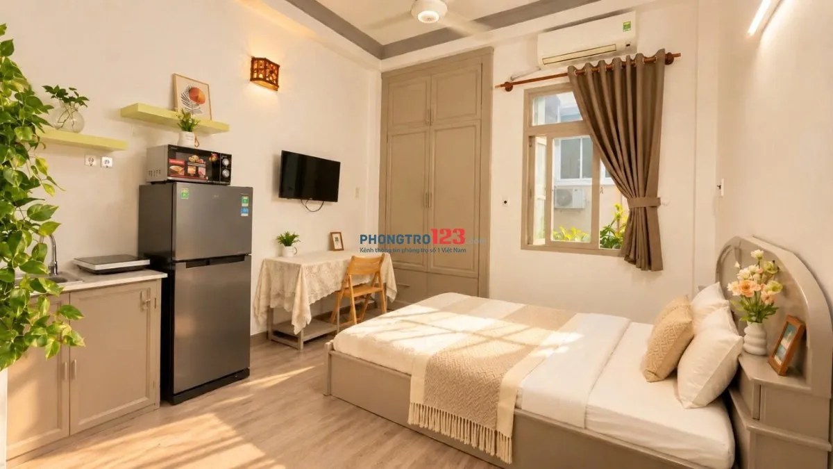 CĂN HỘ MỚI TINH 6TR FULL NỘI THẤT, CỬA SỔ SIÊU THOÁNG TẠI LÊ VĂN SỸ, PHÚ NHUẬN / QUẬN 3, SÁT SÂN BAY