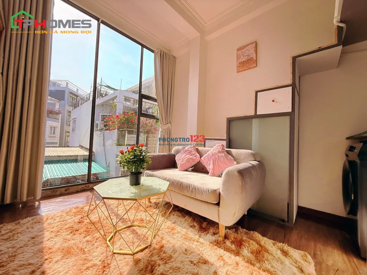 CĂN HỘ CÓ GÁC 6TR FULL NỘI THẤT, BAN CÔNG SIÊU RỘNG TẠI ĐOÀN THỊ ĐIỂM, PHÚ NHUẬN, SÁT PHAN XÍCH LONG
