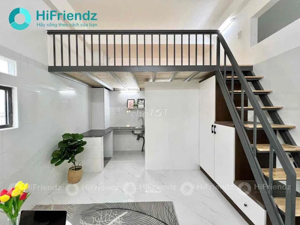 Phòng Duplex thiết kế hiện đại - siêu thoáng mát, rộng rãi - thang máy