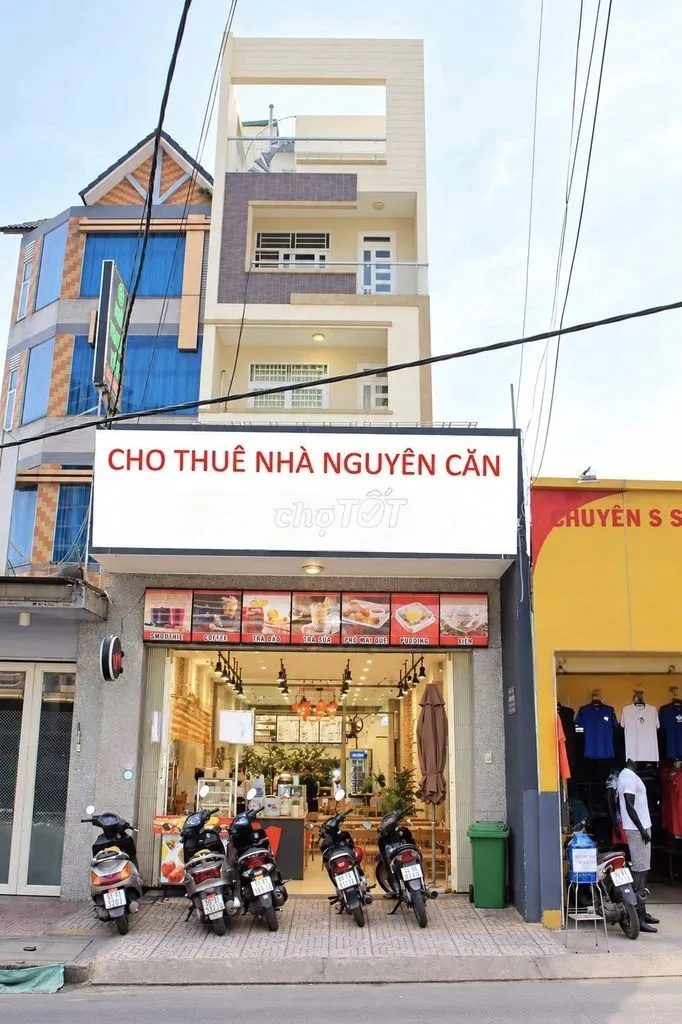 CHO THUÊ NHÀ MẶT TIỀN NGUYÊN CĂN