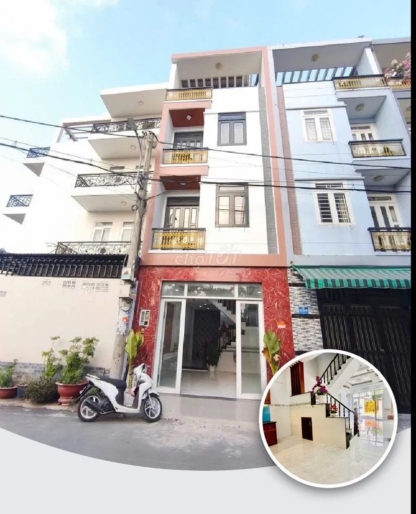 CHO THUÊ NHÀ 3 LẦU MỚI ĐẸP HẺM XE TẢI ĐƯỜNG NGUYỄN ẢNH THỦ Q12