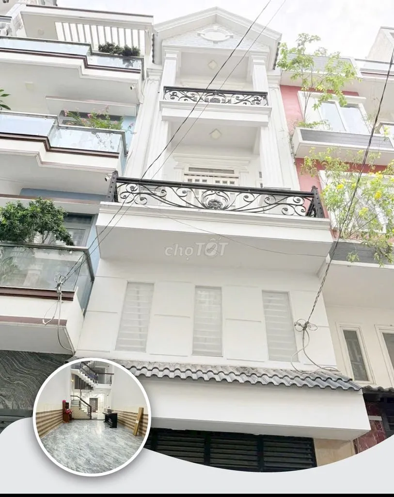 CHO THUÊ NHÀ 3 LẦU ĐẸP HẺM 8M THÔNG NGUYỄN ẢNH THỦ QUẬN 12
