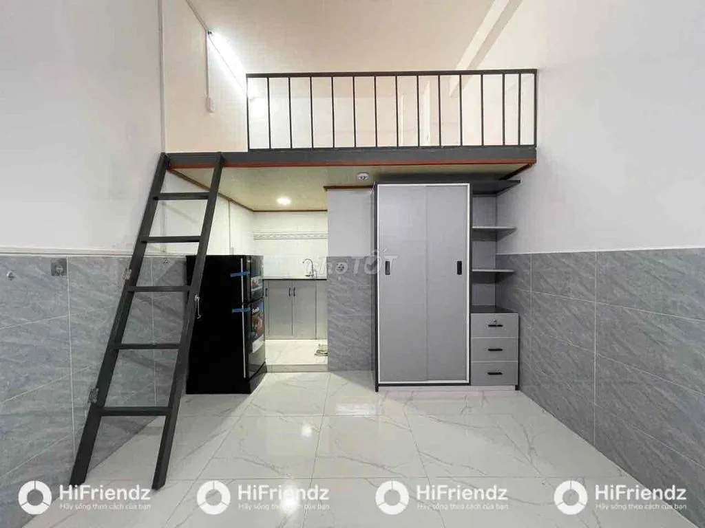 PHÒNG TRỌ TRỆT FULL NT - GÁC CAO RỘNG - SÁT ĐH HỒNG BÀNG & ĐẦM SEN