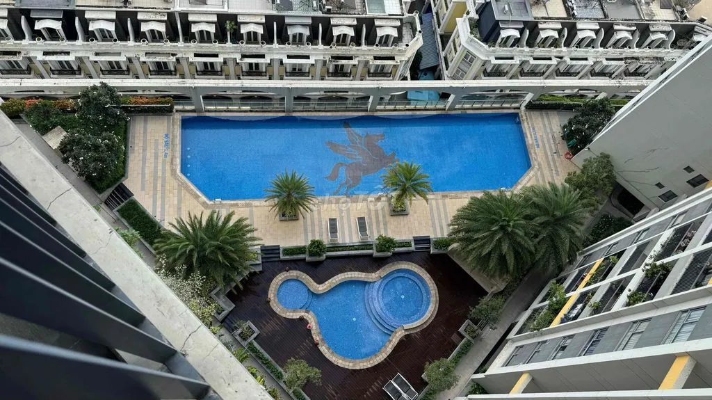THE PEGASUITE 75M2 2PN 2WC VIEW HỒ BƠI GIÁ 14.5TR Ở NGAY