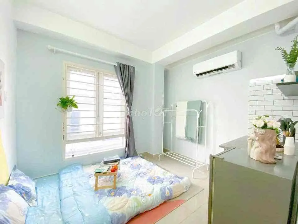 STUDIO CỬA SỔ TRỜI SIU TO CHUNG CƯ MINI HẦM XE THANG MÁY BẢO VỆ LỄ TÂN