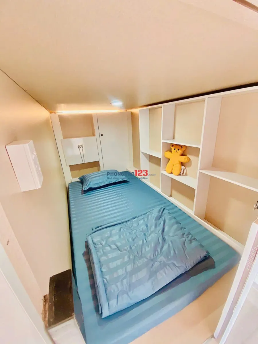 ***PHÒNG SLEEP BOX_ DORM 1 NGƯỜI FULL NỘI THẤT 331 LÊ VĂN SỸ, QUẬN 3