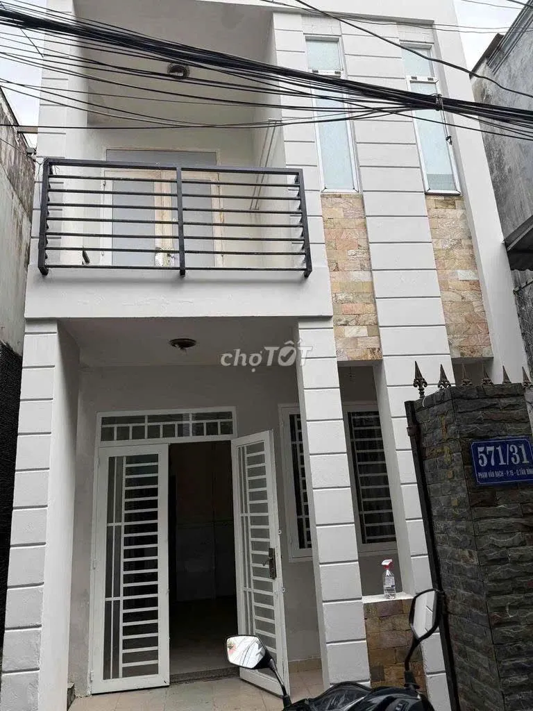 CHO THUÊ NHÀ HẼM 2M (XM) PHẠM VĂN BẠCH, P. 15, Q. TB, 10TR.