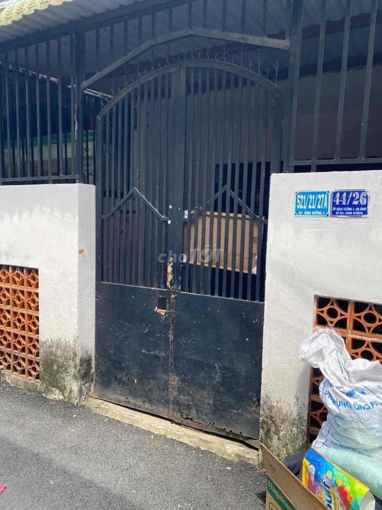Cho thuê nhà ngay Chợ Dĩ An 2, đường Nguyễn Tri Phương