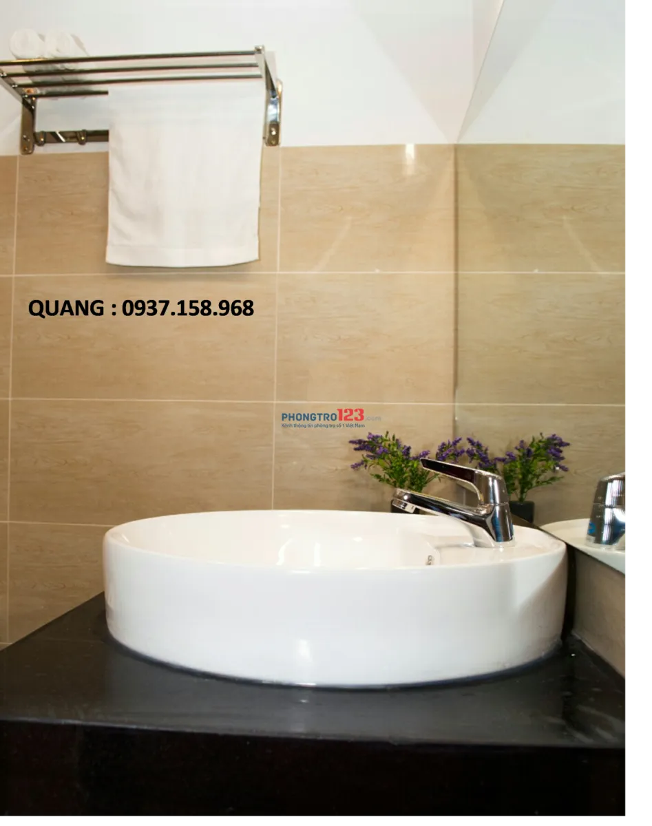 Chính chủ cho thuê căn hộ 4x18 Full nội thất cao cấp, hẻm xe hơi, khu yên tĩnh, đường Phạm hùng