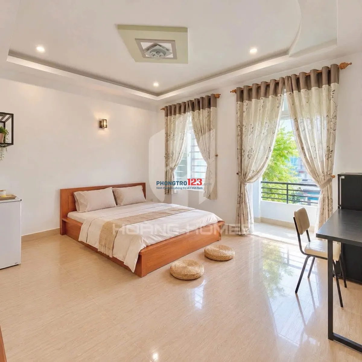 Chỉ 5.500.000đ – Phòng ban công thoáng mát, đầy đủ nội thất tại đường Nguyễn Thị Định, Q2