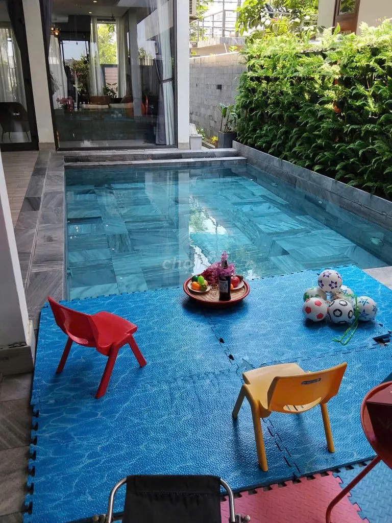 CHO THUÊ VILLA 3 TẦNG 4PN CÓ HỒ BƠI -  GẦN EUROVILLA 2 - HOÀ XUÂN