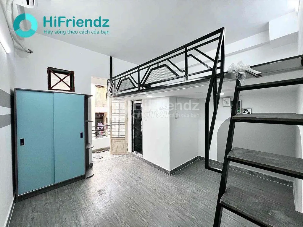 cho thuê căn duplex ban công tách bếp, gần ngã 5 chuồng cún