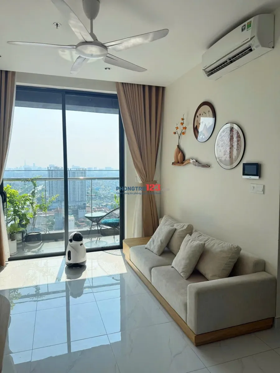 CC Happy One Thạnh lộc. Q12 . DT 65m2 2PN Full NT . Giá 9.5Tr