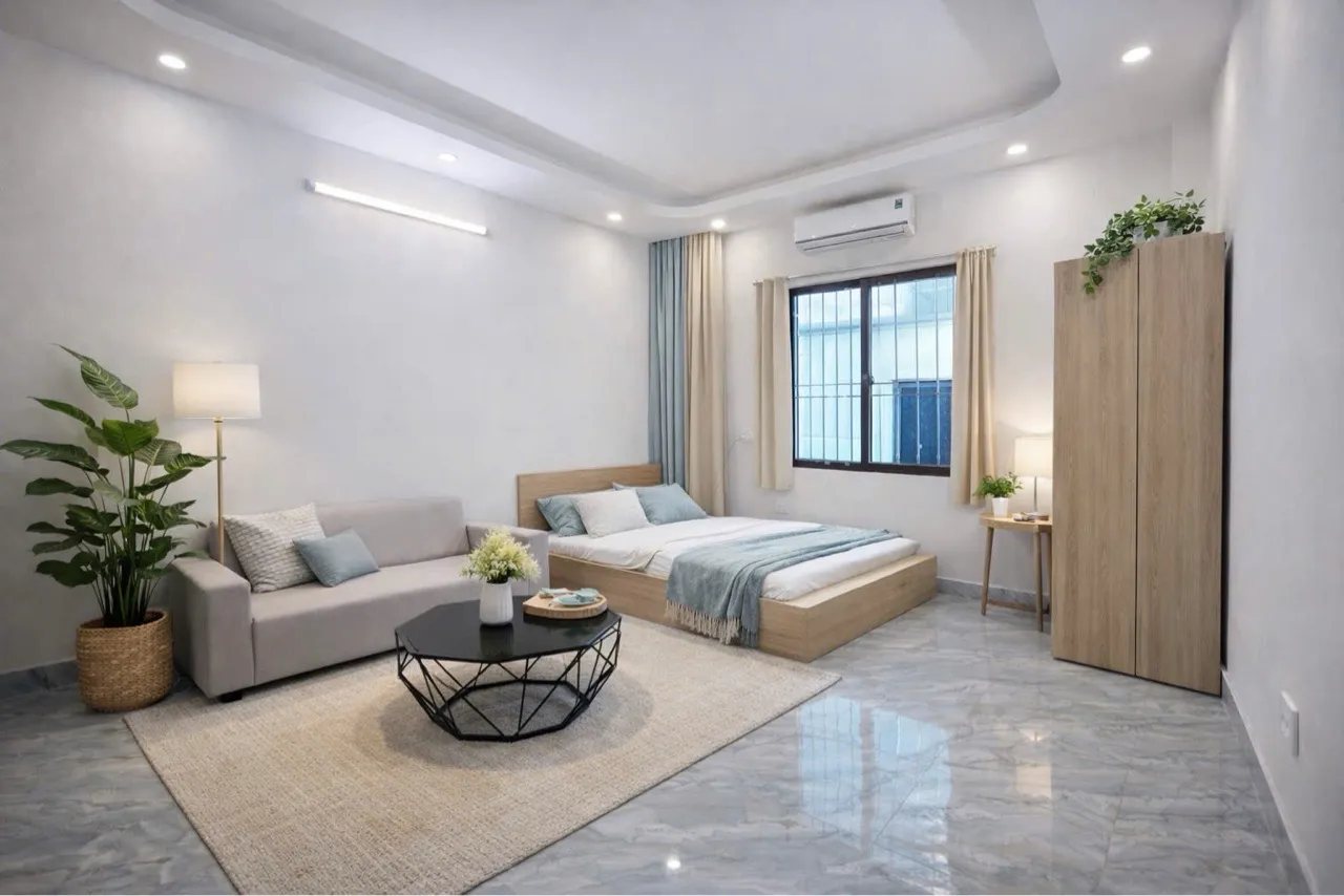 Yên xá hà đông - studio - 3.8tr - full đồ - nhà đẹp -0865627112 