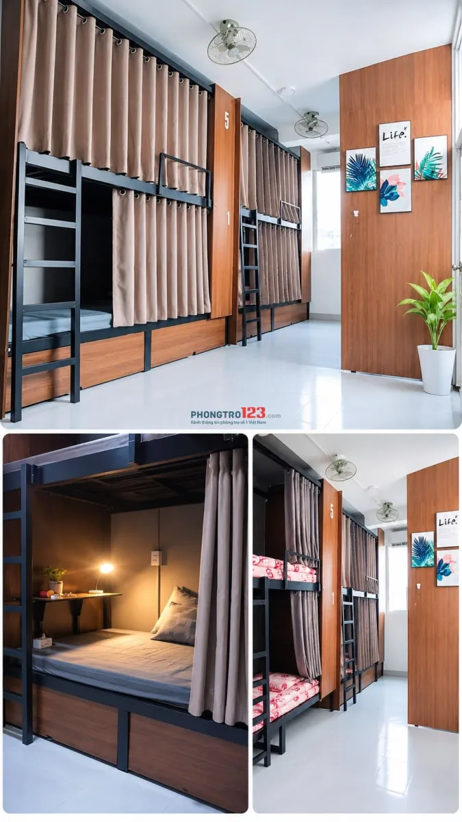 KTX NAM/NỮ BÌNH THẠNH - FULL TIỆN ÍCH - CÓ THƯ VIỆN RIÊNG (GIÁ TỪ 1TR3)