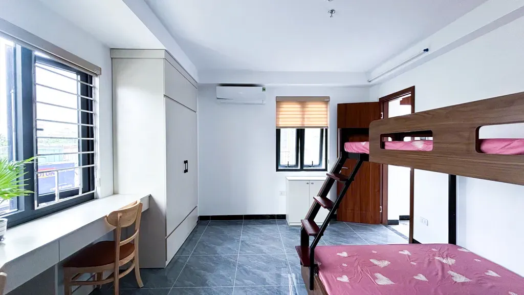 Phòng trọ full nội thất tại 221 Lĩnh Nam, Hoàng Mai, Hà Nội